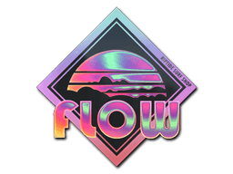 Klistermærke (Toxic Flow holo)