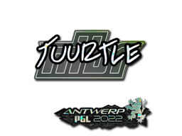 Klistermærke (Tuurtle glitter Antwerp 2022)