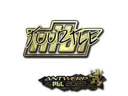 Klistermærke (Tuurtle guld Antwerp 2022)