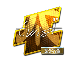 Klistermærke (twist folie Atlanta 2017)