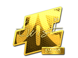 Klistermærke (twist guld Atlanta 2017)