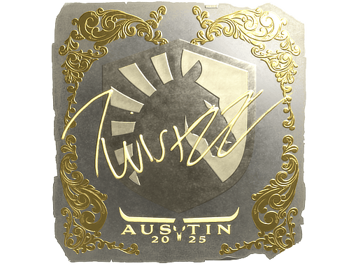 Klistermærke (Twistzz guld Austin 2025)