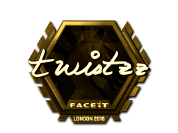 Samolepka (Twistzz zlatá London 2018)