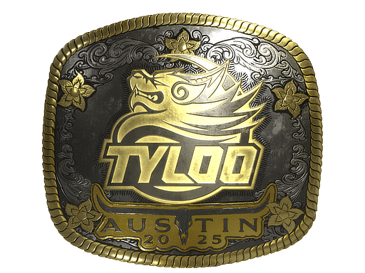 Klistermærke (TYLOO guld Austin 2025)