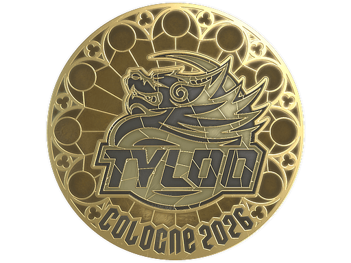 Klistermærke (TYLOO guld Cologne 2026)