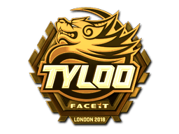 Aufkleber (Tyloo Gold London 2018)