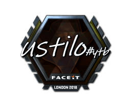 Klistermærke (USTILO folie London 2018)