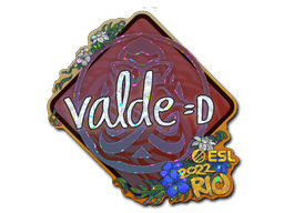 Klistermærke (v4lde glitter Rio 2022)