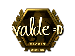 Samolepka (v4lde zlatá London 2018)