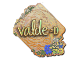 Samolepka (v4lde holografická IEM Rio 2022)