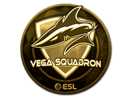 Klistermærke (Vega Squadron guld Katowice 2019)
