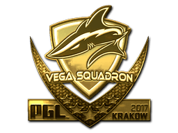Klistermærke (Vega Squadron guld Krakow 2017)