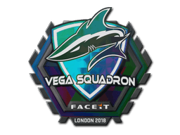 Klistermærke (Vega Squadron holo London 2018)