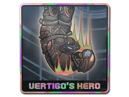 Klistermærke (Vertigo's Hero holo)