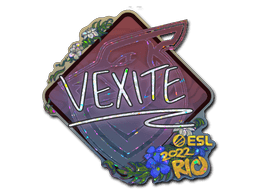 Klistermærke (vexite glitter Rio 2022)