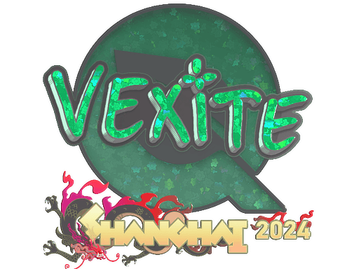 Klistermærke (vexite glitter Shanghai 2024)