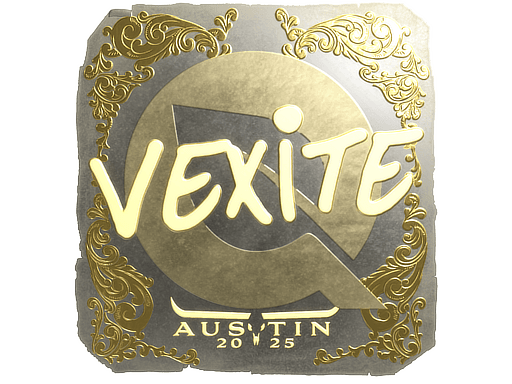 Klistermærke (vexite guld Austin 2025)