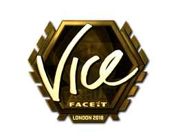 Klistermærke (vice guld London 2018)