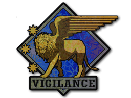 Klistermærke (Vigilance holo)