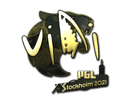 Samolepka (VINI zlatá PGL Stockholm 2021)