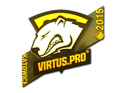 Klistermærke (Virtus.pro guld Katowice 2015)