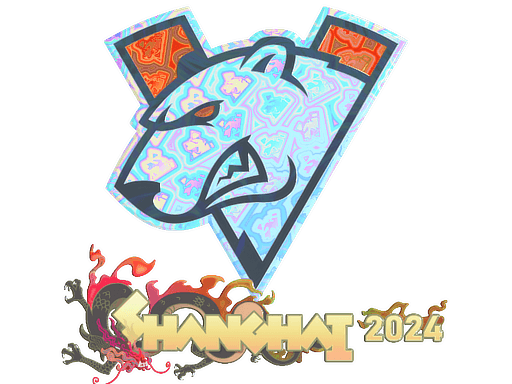 Klistermærke (Virtus.pro holo Shanghai 2024)