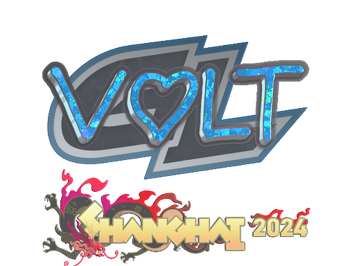 Samolepka (volt třpytivá Perfect World Shanghai 2024)
