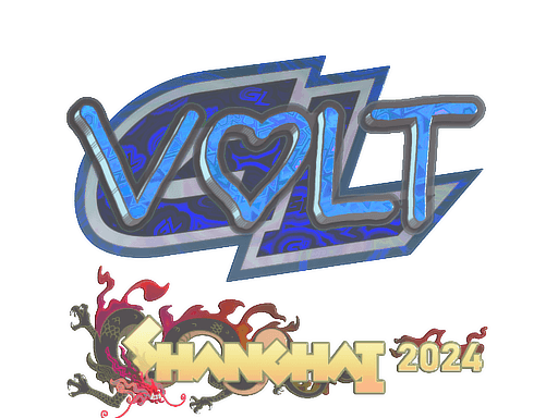 Samolepka (volt holografická Perfect World Shanghai 2024)