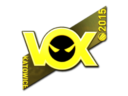 Klistermærke (Vox Eminor guld Katowice 2015)