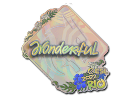Klistermærke (w0nderful holo Rio 2022)
