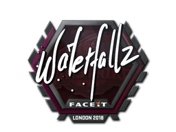 Samolepka (waterfaLLZ London 2018)