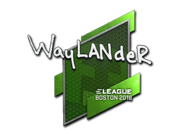 Aufkleber (wayLander Boston 2018)
