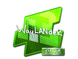 Aufkleber (wayLander Glanz Atlanta 2017)