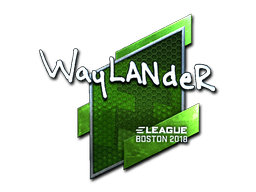 Aufkleber (wayLander Glanz Boston 2018)