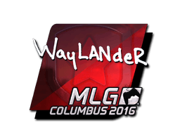 Aufkleber (wayLander Glanz MLG Columbus 2016)
