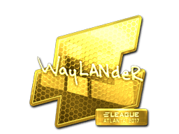 Aufkleber (wayLander Gold Atlanta 2017)