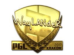 Aufkleber (wayLander Gold Krakau 2017)