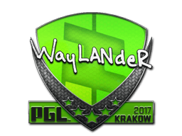 Aufkleber (wayLander Krakau 2017)