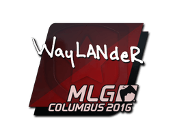 Aufkleber (wayLander MLG Columbus 2016)