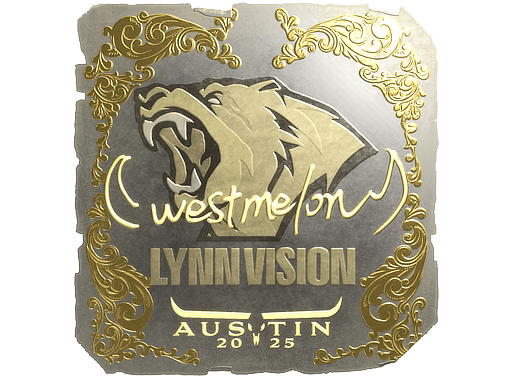 Aufkleber (westmelon Gold Austin 2025)