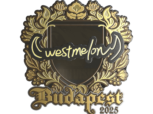 Aufkleber (westmelon Gold Budapest 2025)