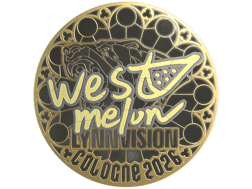 Aufkleber (westmelon Gold Köln 2026)