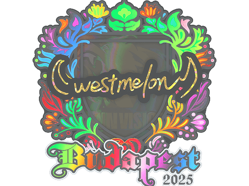 Aufkleber (westmelon Holo Budapest 2025)