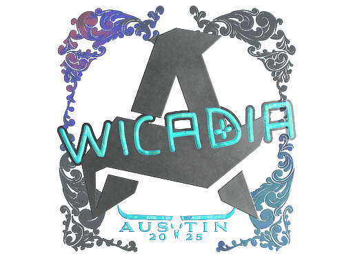Klistermærke (Wicadia holo Austin 2025)