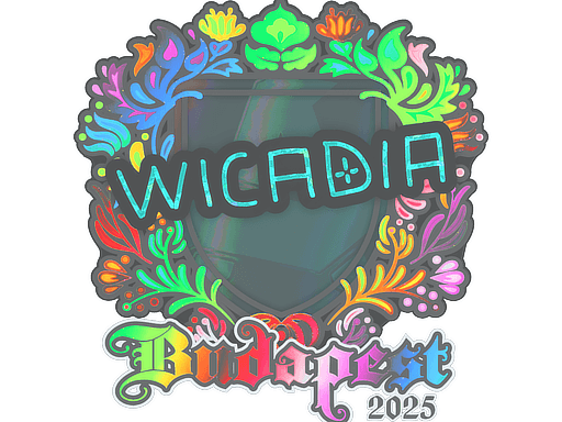 Klistermærke (Wicadia holo Budapest 2025)