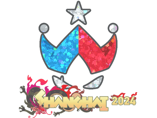 Klistermærke (Wildcard glitter Shanghai 2024)