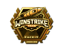 Klistermærke (Winstrike Team guld London 2018)