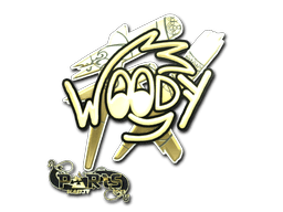Samolepka (WOOD7 zlatá BLAST.tv Paris 2023)