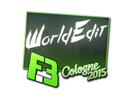 Samolepka (WorldEdit Kolín nad Rýnem 2015)