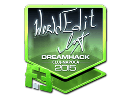 Samolepka (WorldEdit speciální Kluž 2015)